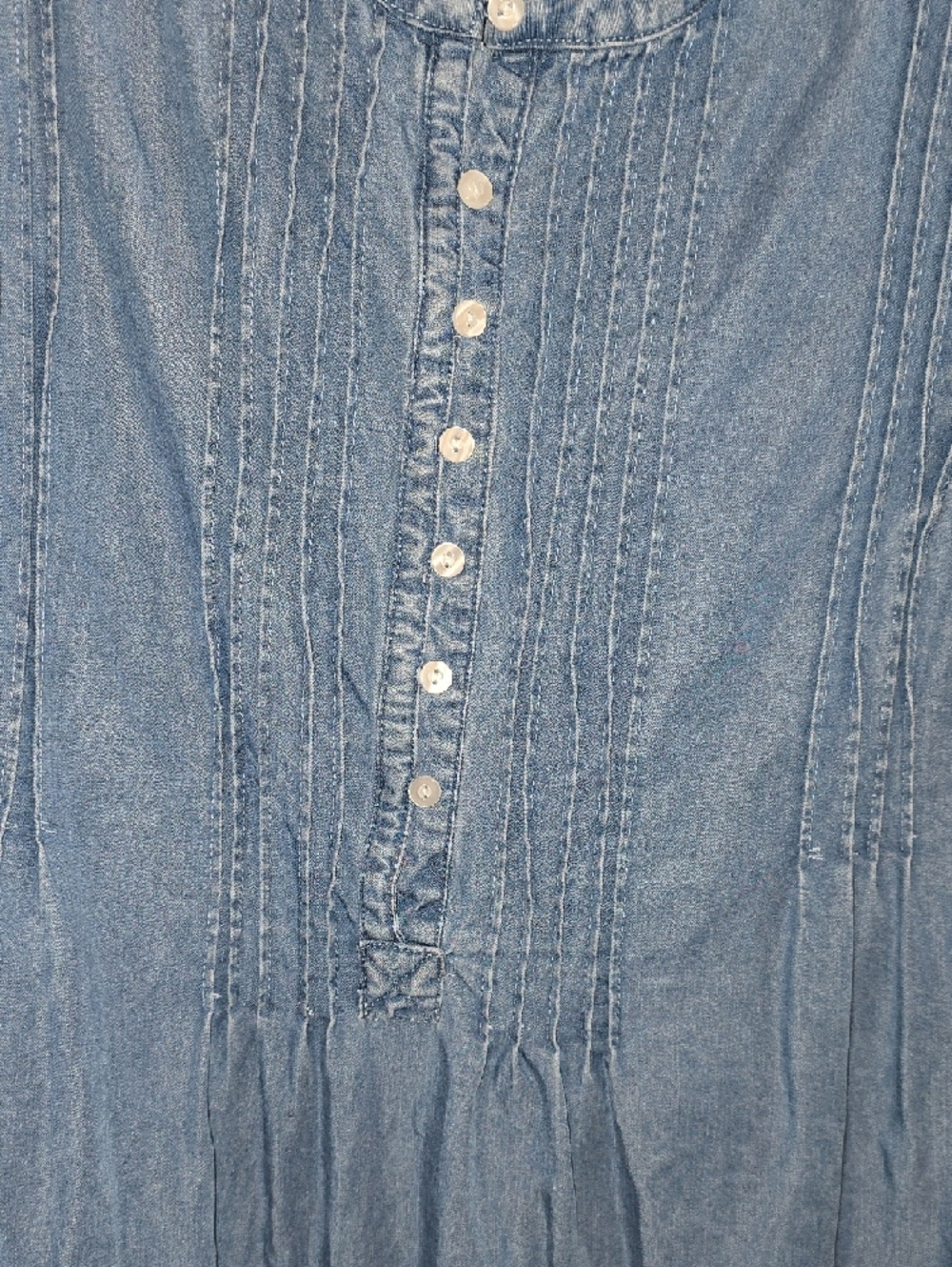Coldwater Creek Light Chambray TENCEL Dress - Picture 5 of 5